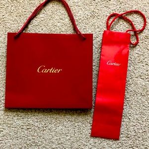 Cartier paper bag